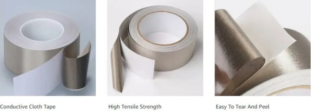 High Quality Self Adhesive Electrically Conductive Cloth Tape Double