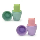 Doll Baby New Arrival Children 4 PCS Custom Nesting Doll Toy Silicone Food Grade Russian Matryoshka For Baby
