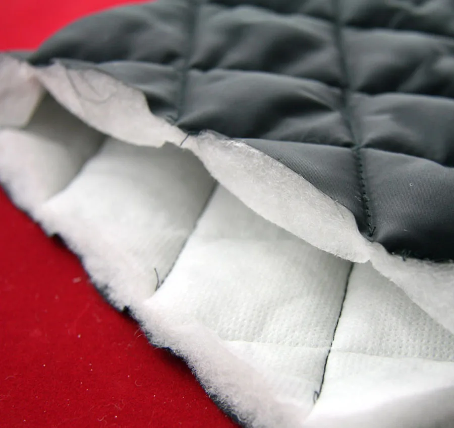 quilted nylon lining