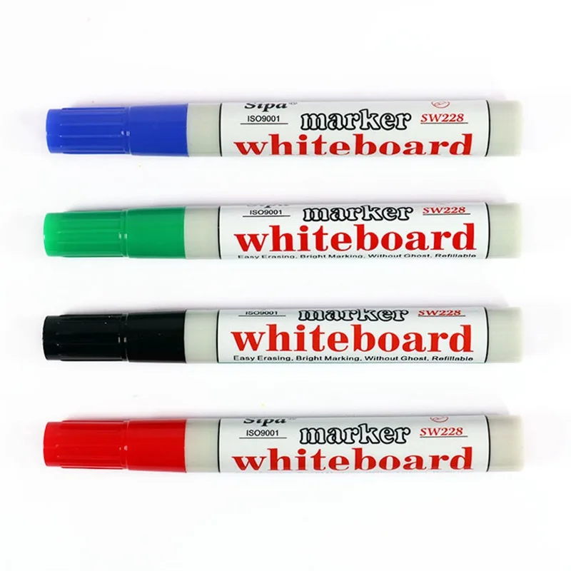SW228  Dry Erase Non Toxic Office School Multicolor Erasable Washable Best Whiteboard Marker Pen