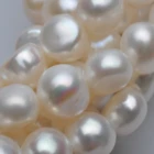 Pearl Necklace Pearlpearl Near 7-10mm Baroque Freshwater Pearl Necklace Strand For Pearl Necklace