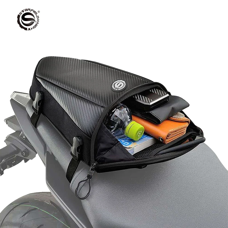 Waterproof Motorcycle Rear Tail Bags Sports Back Seat Bag Big Capacity For Universal Fit Umiusiyun Motorcycle Bag 