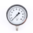 Pressure Gauge Industrial And Food Industry Use Full Stainless Steel Vibration Resistant Pressure Gauge