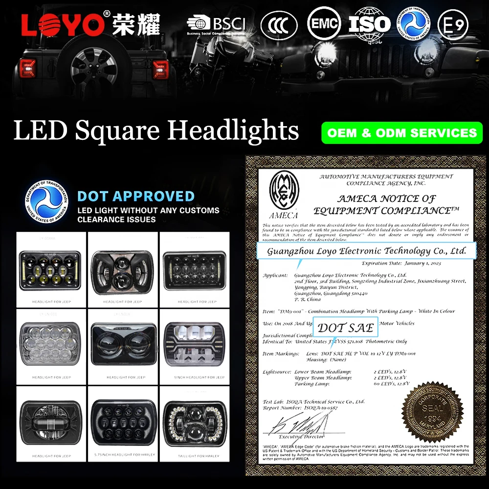 LED-Sqaure-Headlights