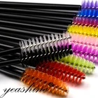 Wholesale Hollow Disposable Eyelash Brush Nylon Spiral Bendable Black Mascara Wands