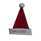 Ho Holiday 2021 New Arrival Christmas Cheap Version Plush Santa Hat Embroidery Ho Ho Ho Merry Christmas Happy Holiday