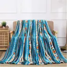 Native American Hot Sell Soft Cozy Native American Flannel Fleece Blanket/