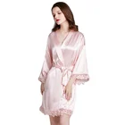 Family High Quality Custom Logo Nightwear Family Outfit Satin Pajamas
