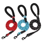Pet Luxury Large Dog Pet Soft Reflective Nylon Braided Rope Dog Leash