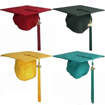 Universal For Adults Wholesale Customization  Graduation Cap Bachelor Graduation Hat With 2023 Tassel