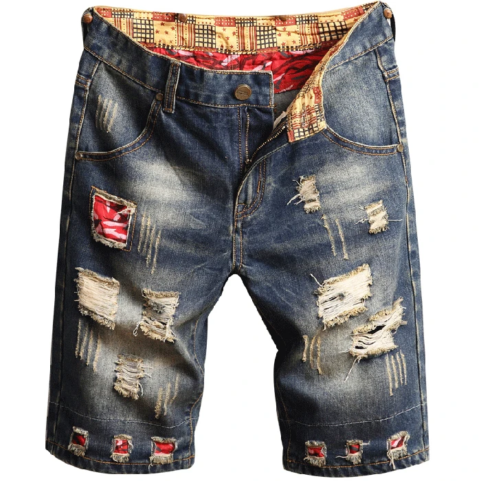 Boys' Casual Jeans With Holes High 