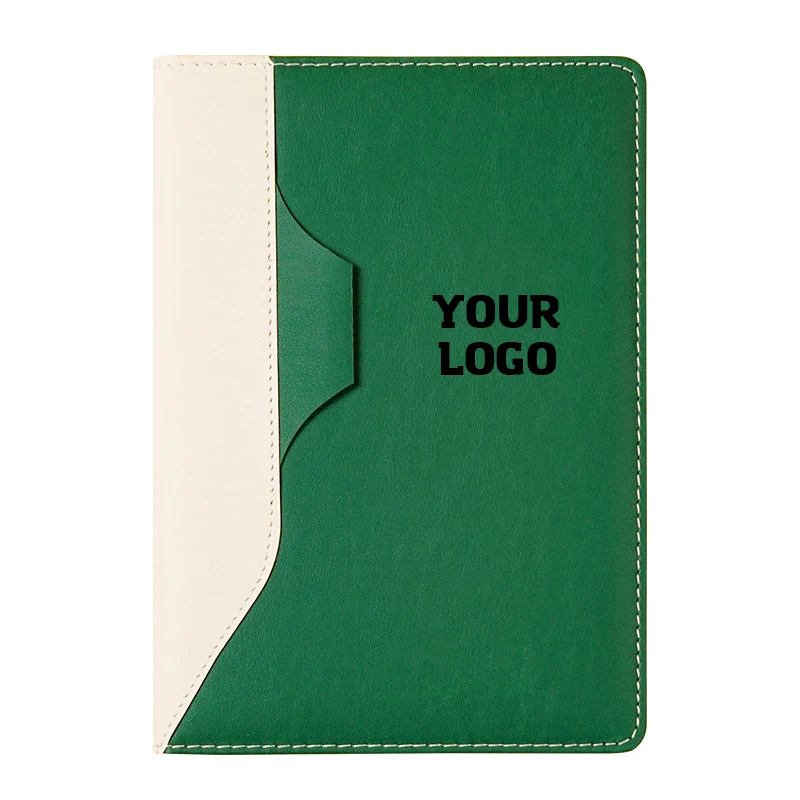 Soft-touch leather business notebook minimalist office journal for meetings custom logo office supplies Soft-touch leather business notebook minimalist office journal for meetings custom logo office supplies
