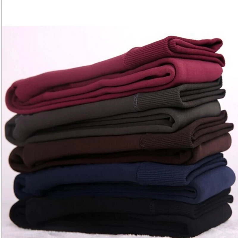 New High Elasticity Trousers Warm Thick Pants For Women Warm Leggings