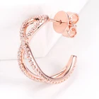 Earrings Top Selling Fashion Elegant Sterling Silver Bow Shaped Earrings