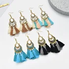 Earrings New Arrivals High Quality Women's Bohemian Tassel Earrings Long Tassel Earrings