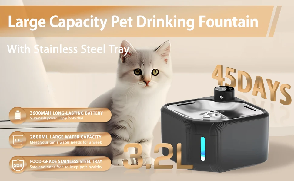 Cat Water Fountain