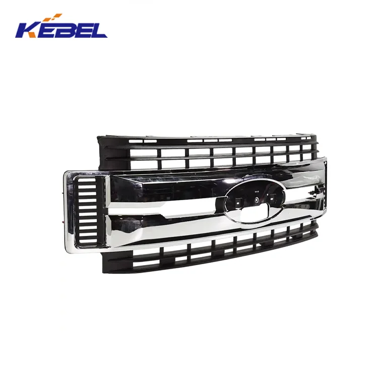 For Ford F250 Chrome Grille 2017-2019 with Electroplated Shine and Baked Black Paint Finish factory