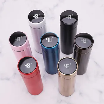 Best Price 500ML Thermoses For Camping Classic Vacuum Flasks Stainless Steel Smart Water Bottle