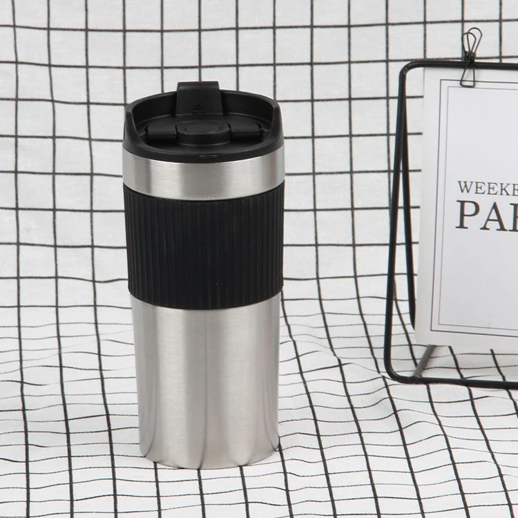 Stainless Steel Double Wall Coffee Maker Travel Mug French Press