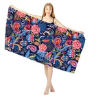 Beach Towel New Style Custom Printed Recycled Sand Free Waffle Microfiber Beach Towel
