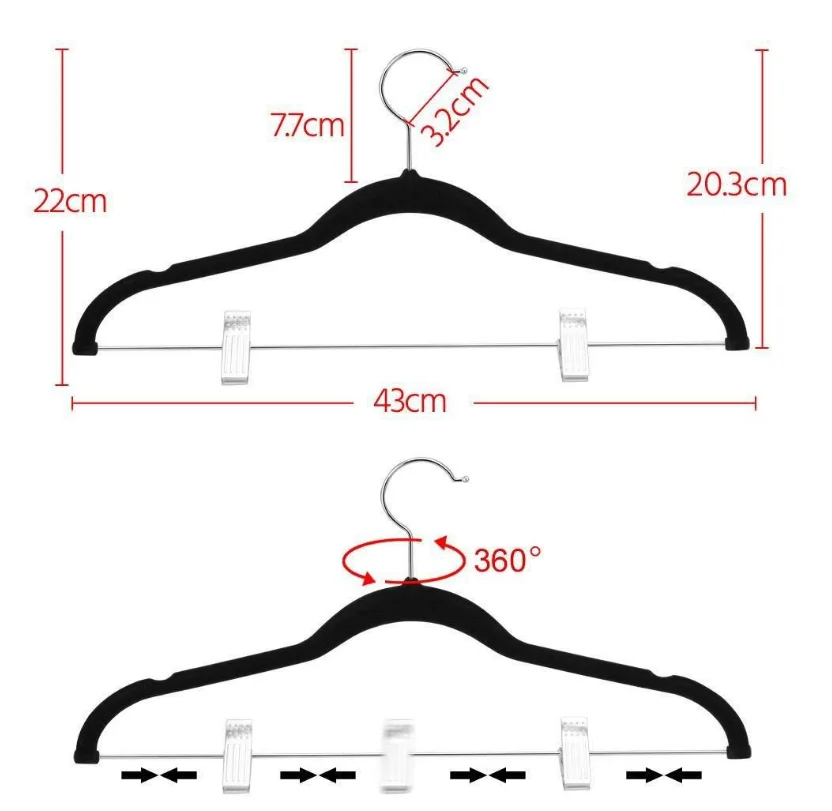 Lavinia Wholesale Custom Plastic Hanger Non-Slip Space Saving Velvet Hangers for Pants 27 H985820a0cfd24632a454ba04c226f061m Lavinia Wholesale Custom Plastic Hanger Non-Slip Space Saving Velvet Hangers for Pants