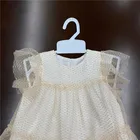New Design Baby Clothes New Design 100% New Recyclable Plastic Baby Clothes Hanger For Suit 25*32Cm