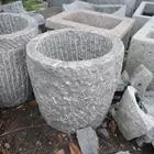 Garden Garden Natural Surface Stone Flower Pots Granite Planter