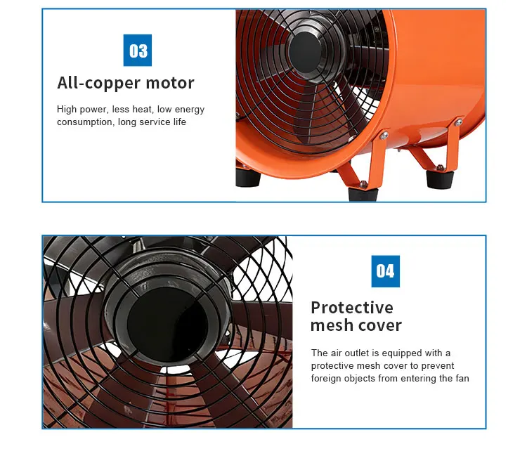 Axial Flow Fan, Portable, PVC - detail 10