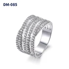White Gold Rings Gold Trendy 10K Solid White Gold Wedding Rings With Diamond In Rings