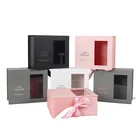 Wedding Favor Wedding Favor Box Packaging Cardboard Cosmetic Paper Soap Flower Gift Boxes With Window