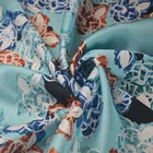 Silk Fabric Digital Printed Floral Crepe De Chine CDC Silk Fabric 22 Momme 100% Pure