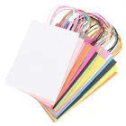 Party Bags Paper Shopping Bag With Handle Durable Solid Color Recyclable Paper Party Gift Shopping Bags With Handles