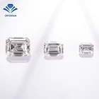 Diamond Crysdiam Factory Price Emerald Cut VVS2 Cvd Hpht Diamond Diamond Uncut