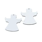 Wings 2020 Trending Angle Wings Shape Sublimation White MDF Ornaments Hanging Pendant