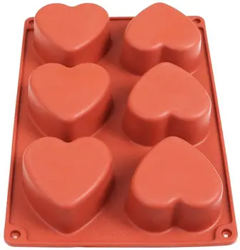 custom Heart Shaped Silicone Molds Chocolate Bomb Bath Bombs Handmade Soap silicone mold
