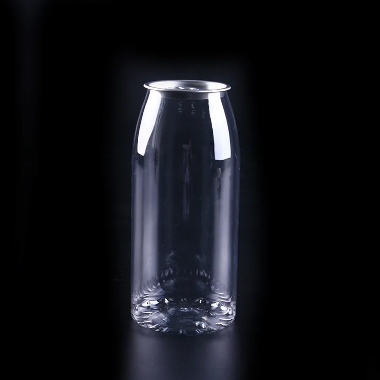 1000ml PET Bottle 1 Liter Plastic Bottle For Water Drink Milk Tea Beverage Storage Plastic Bottle Circle Cup