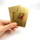 Game Poker Low Moq Personality Waterproof Gold Foil Game Cards Poker Playing Cards