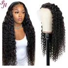 FH 13x4 Deep Wave Natural Hair Lace Frontal Wig Human Hair Lace Front Wig Hair Extensions Lace Front Wigs