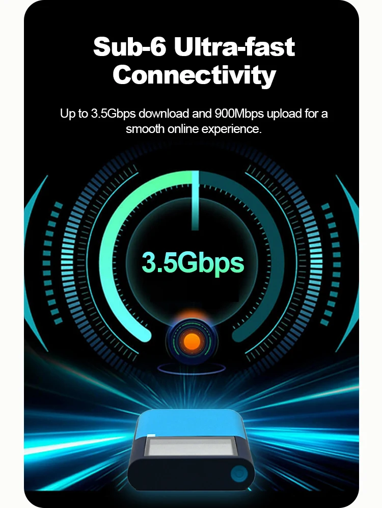 product universal portable 5g mifis esim hotspot cellular wi fi mobile mifis router 4500mah battery wifi6 5g router with sim card slot-5