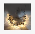 Bulb Christmas Popular LED Edison Bulb String Light Battery Powered Christmas Decoration Lights Warm White LED
