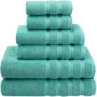 Towels China Factory Custom Logo White 5 Star Hotel Bathroom 700g Thick Terry Combed Egyptian Cotton Bath Towels