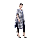 Jacket Loose Casual Houndstooth Jacket Thousand Bird Check Loose Woolen Lady Fashion New Coat