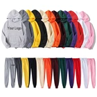 Hoodie Mens Designer Hoodies OEM Sport Men Tracksuit Joggers Set Mens Hoodie And Sweatpants Set Custom Logo