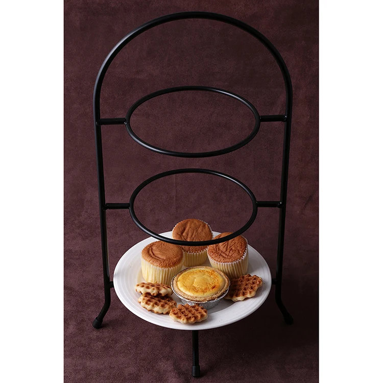 stainless steel display party 3 tier cake holder stand for cupcake dessert