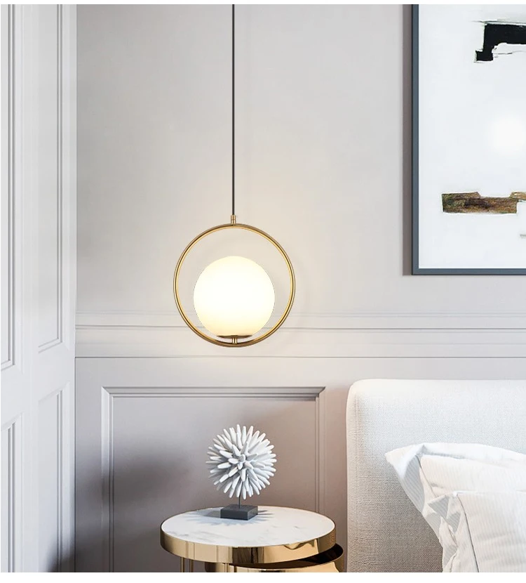 p00143 modern art glass led pendant lamp for kitchen home restaurant wholesale contemporary chandeliers pendant lights -7