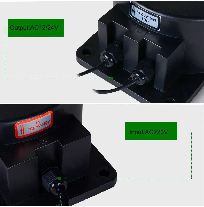Waterproof Transformer 60W AC 20V to AC 24V for Outdoor Lighting Engineering supplier