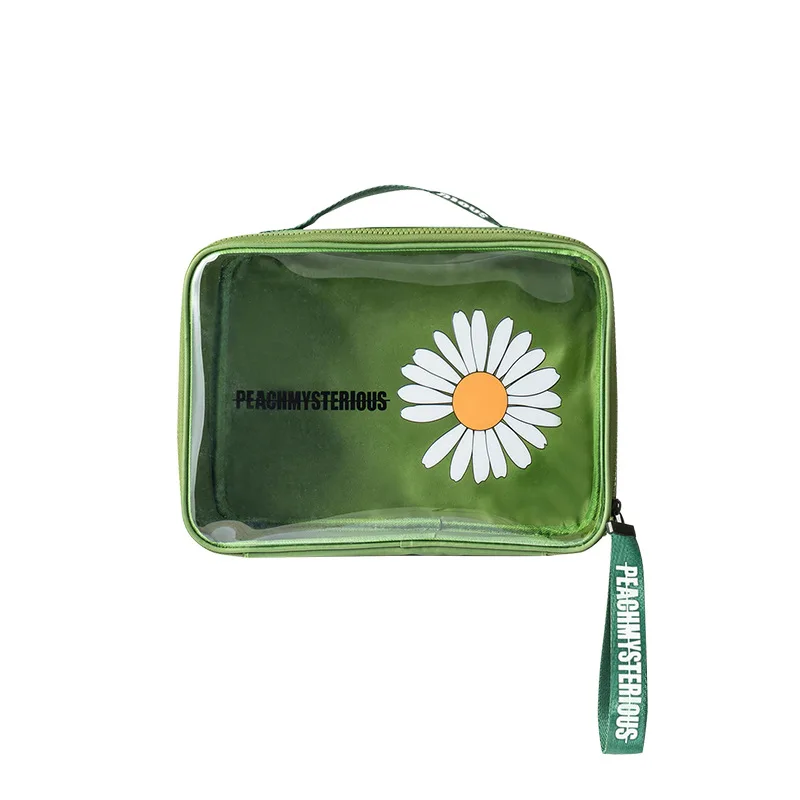Fashion Wholesale Customized Colors Multifunctional Transparent PVC Cosmetic Bag Customized Makeup Bag With Zipper
