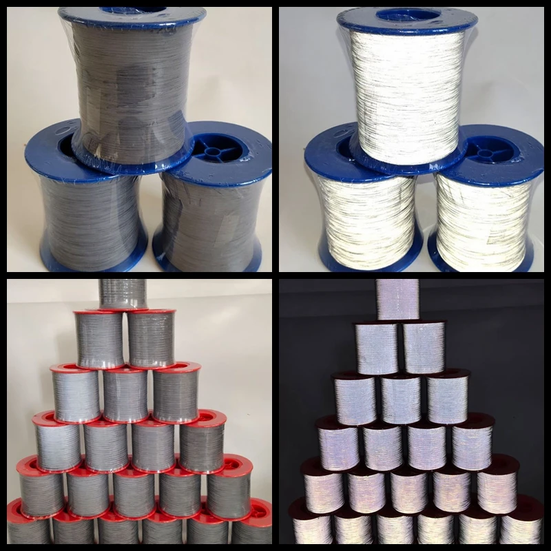 In Stock Items Vis kinitting Yarn 100% Polyester Sewing Reflective Sewing Thread