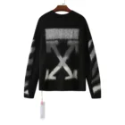 Sweater Kingsun Mohair Angora Fuzzy Men Designer Sweater Clothing Crew Neck Sweater Knitwear Custom Mohair Sweater