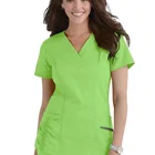 TOP10 Scrubs Factory Direct Sale Zip Herringbone Tap Design Premium Quality Low Price Recycle FIGS BARCO Style
